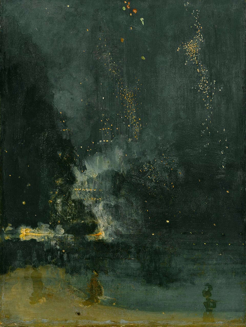 Ames McNeill Whistler - Notturno in nero e oro, il razzo che cade, Detroit Institute of Arts